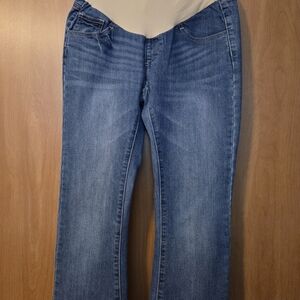 Oh Baby by Motherhood Classic Blue Straight Leg Jeans